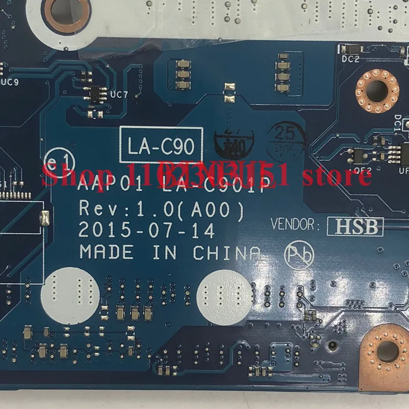 

0V3TCJ V3TCJ CN-0V3TCJ With SR2EZ I7-6500U CPU Mainboard AAP01 LA-C901P For DELL 13 R2 Laptop Motherboard N16P-GX-A2 100% Tested