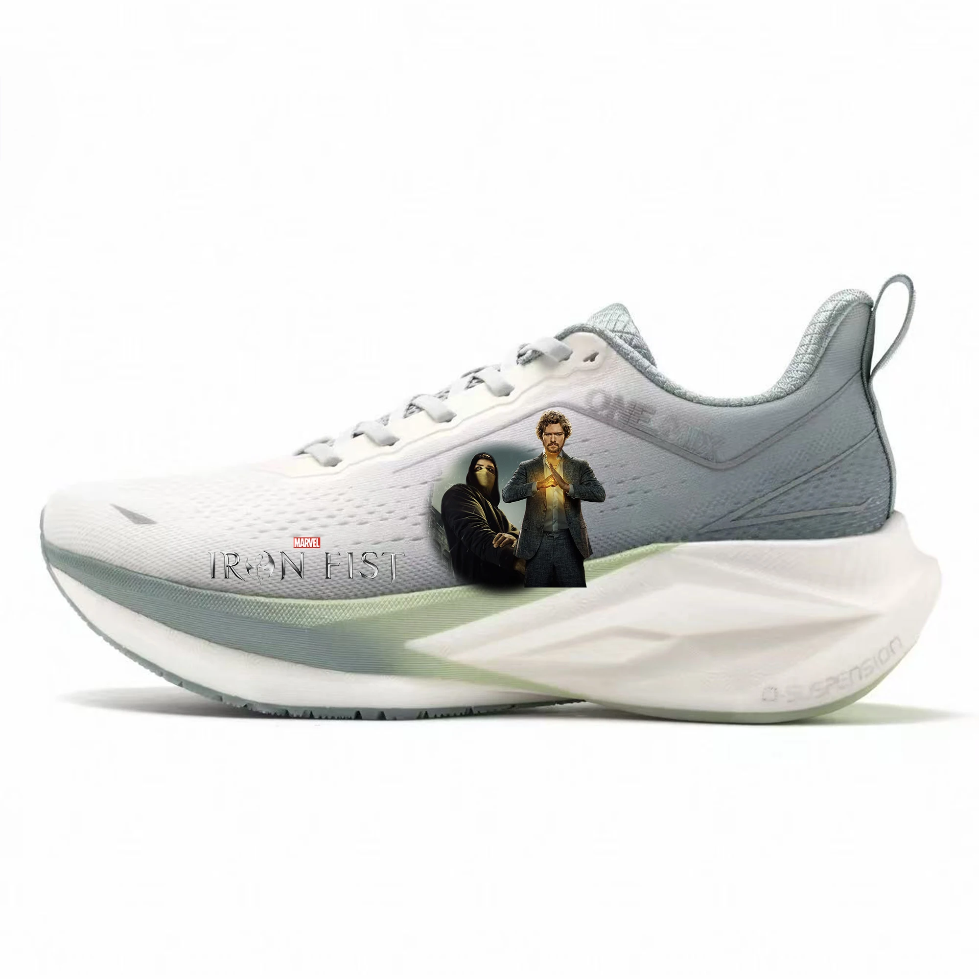 

ONEMIX Marvel Iron Fist Air Cushion Sports Shoes Men High Quality Outdoor Running Shoes Soft Soled Athletic Custom Sneakers