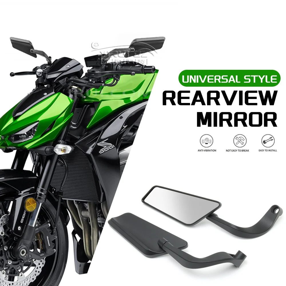 

Motorcycle Wind Wing Stealth Winglets Rearview Mirrors For KAWASAKI Z H2 Z400 Z500 SE Z650 Z800 Z900 Z1000 New Side View Mirror