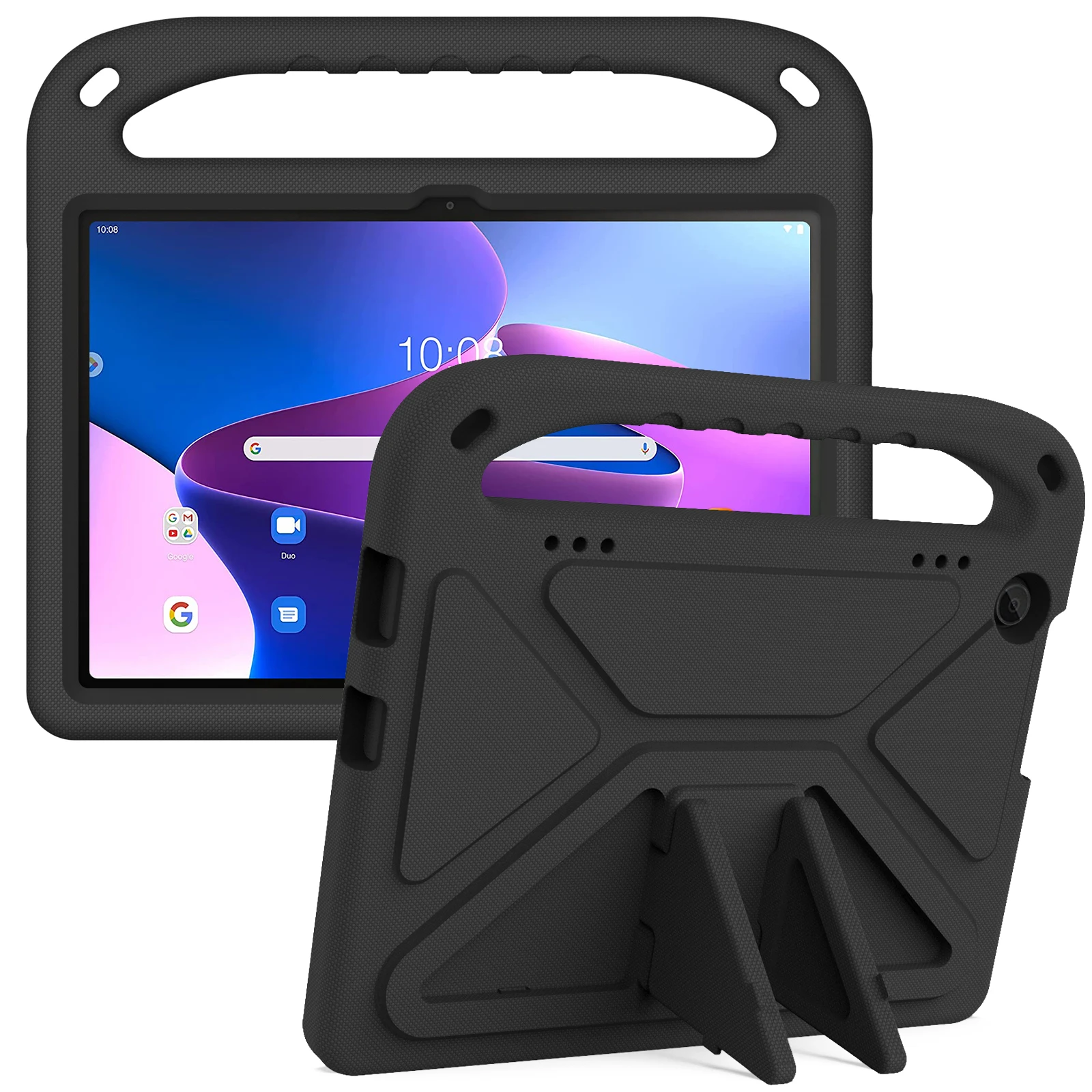 For Lenovo Tab M10 plus 3rd Gen Tablet Case, 10.6 Inch Kids EVA Silicone Drop Case TB128FU/125FU/XU