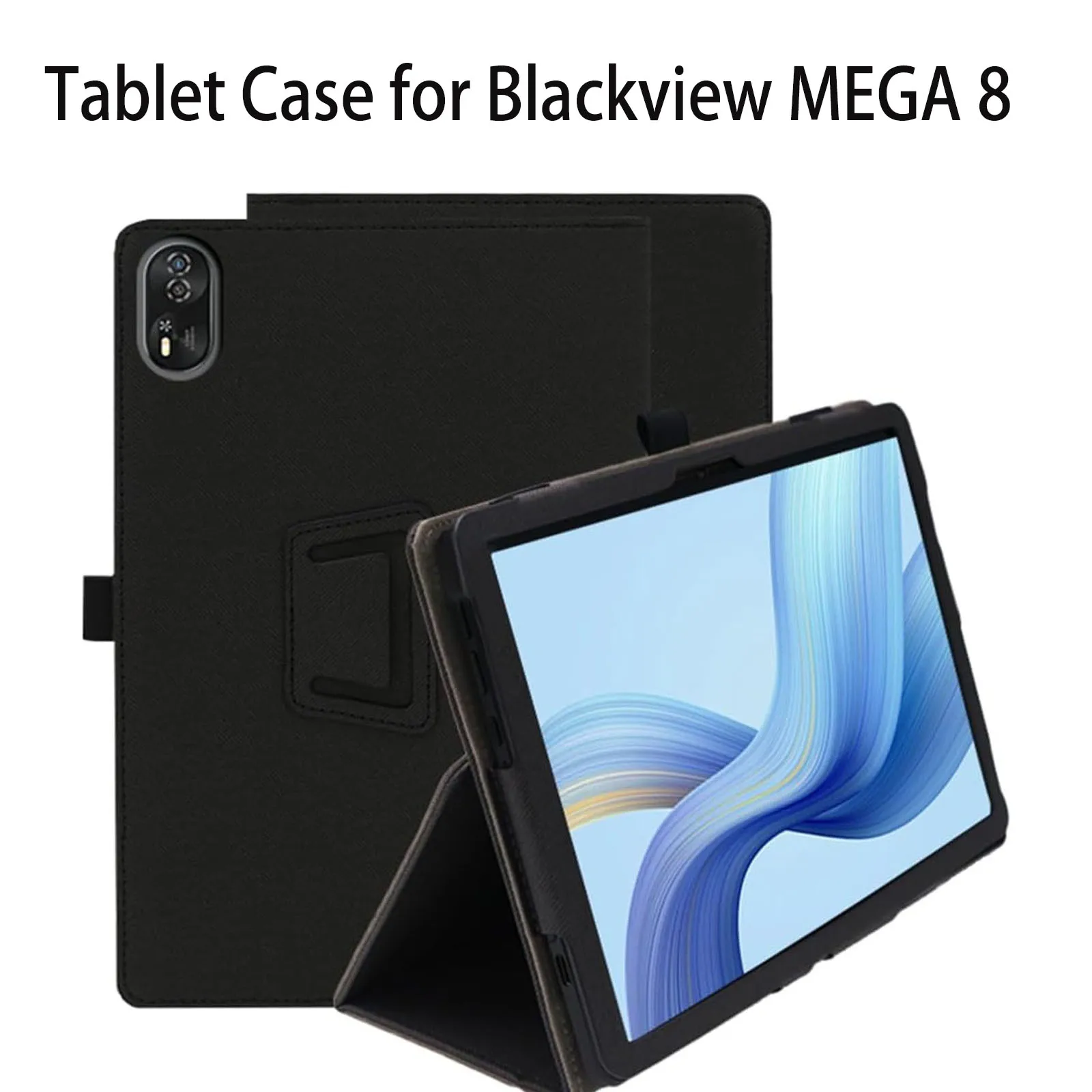 Tablet Case for Blackview MEGA 8 Protective Cover Kickstand Function Shockproof (PU leather Material)