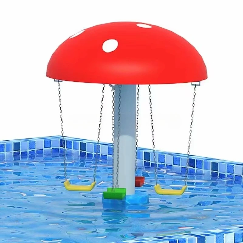 

Outdoor Playground Water Park Splash Fiberglass Mushroom Swing