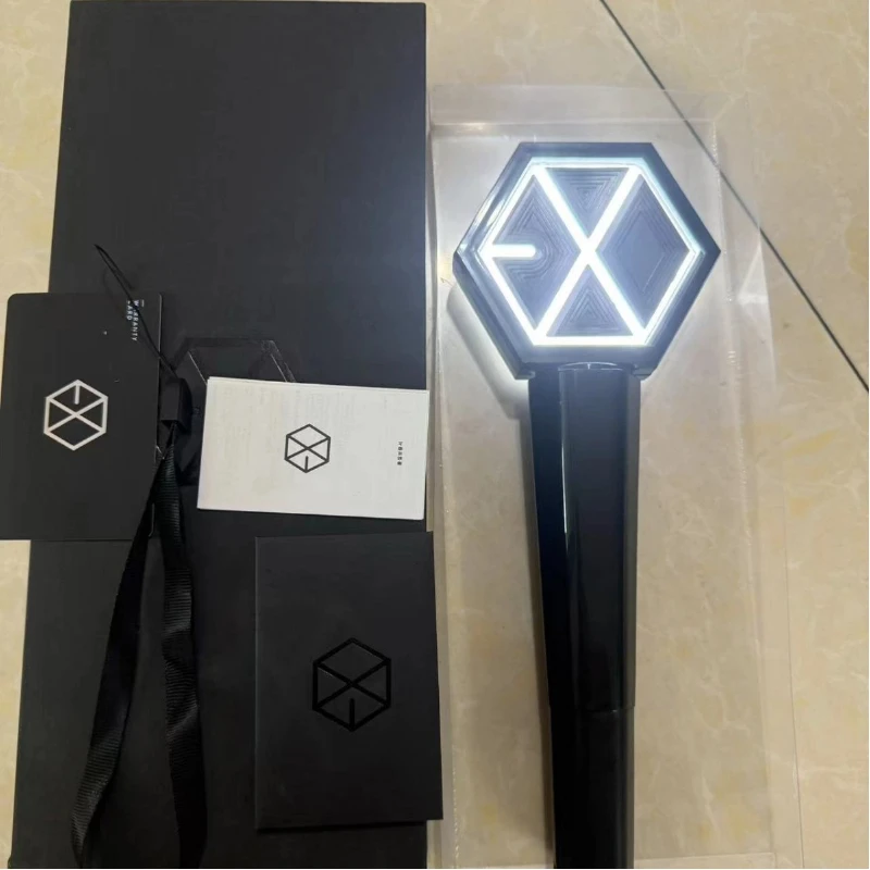 

Exos Concert Second Generation Black Official Light Stick Fans Support Glow Lightstick Series Event Party Supplies