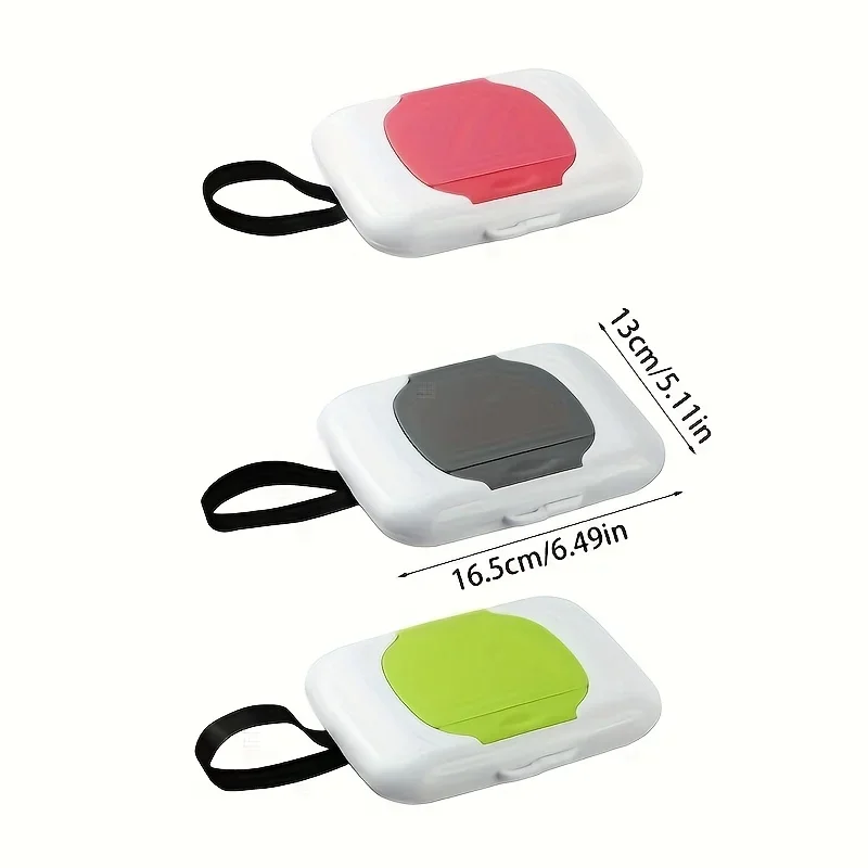 Wipes Dispensers Refillable Wipe Holder Baby Wipe Box Case for Indoor Outdoor Reusable Travel Wet Wipe Container view 4