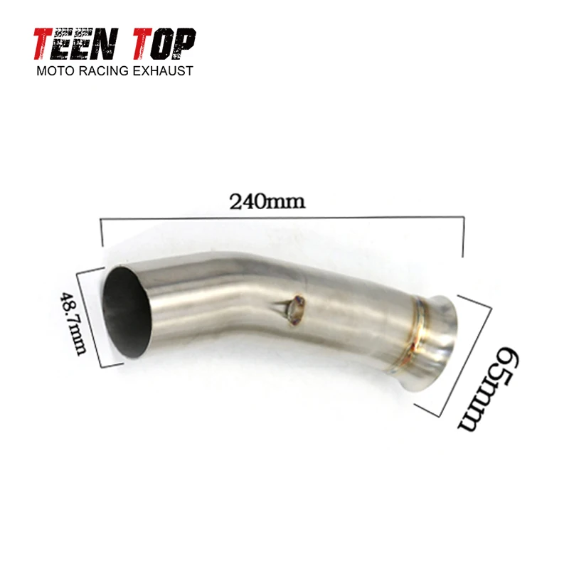 51mm Exhaust Stainless Steel Exhaust System For KTM Duke 790 2018~2020 Duke 890 2020-2021 Echappement Moto Duke790 Duke890 Tube