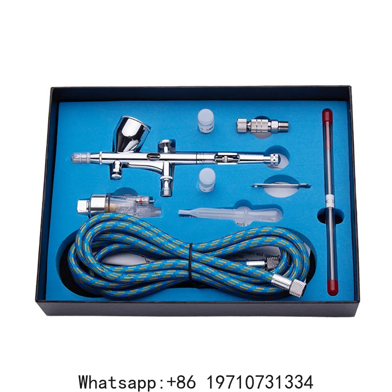 

180K airbrush set model art coloring diameter 0.2/0.3/0.5 with water barrier quick connection
