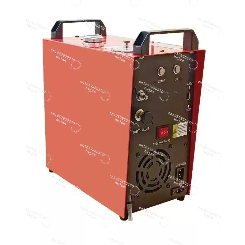12V Vehicle Water-Cooled Electric High Pressure Compressor, 30MPA Portable Breathing Air Inflator Pump for Diving