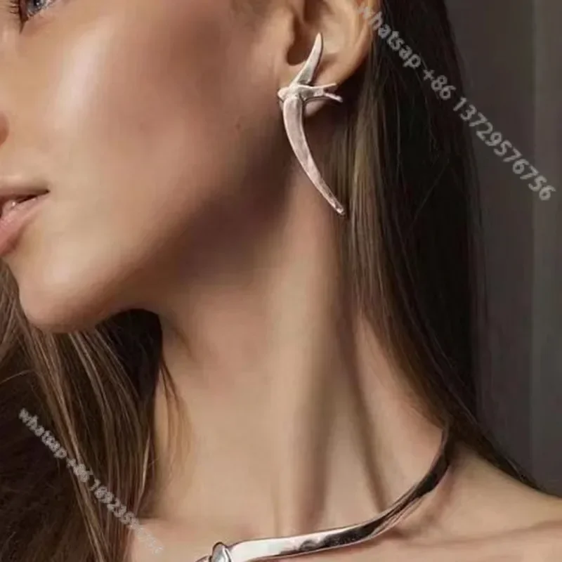 Spain UNODE50 Swallow Earrings Silver-plated Europe And The United States Cross-border E-commerce Jewelry Ins Send Girlfriends 4