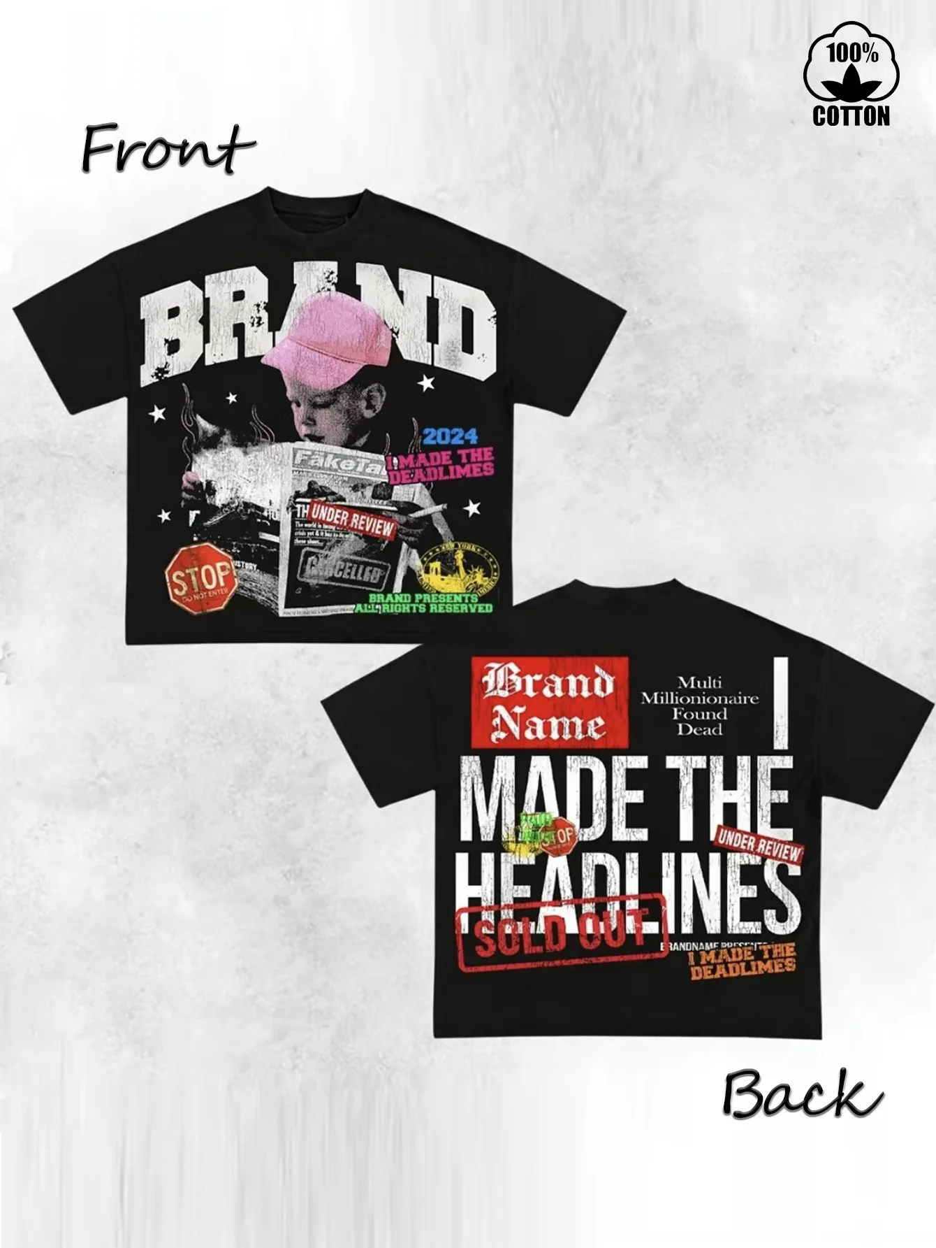 

Футболка унисекс из 100% хлопка с принтом Deadly Extreme, повседневная летняя уличная трендовая футболка с короткими рукавами