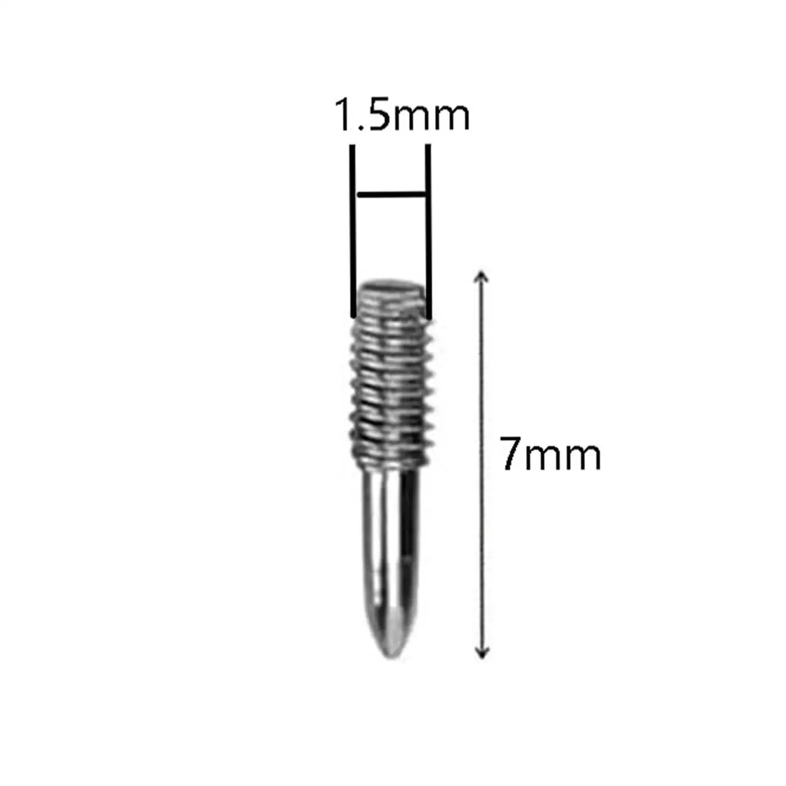 20 قطعة من برغي إصلاح الساكسفون الساكسفون برغي برأس مسطح لساكس تينور ألتو