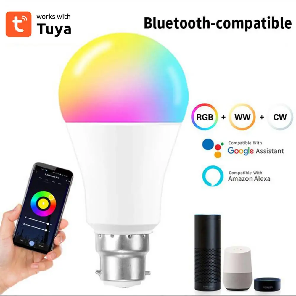 Dimming Light Bulb 70*135mm Voice Control No Strobe High Color Rendering Health Eye Care Work With Alexa Home Assistant