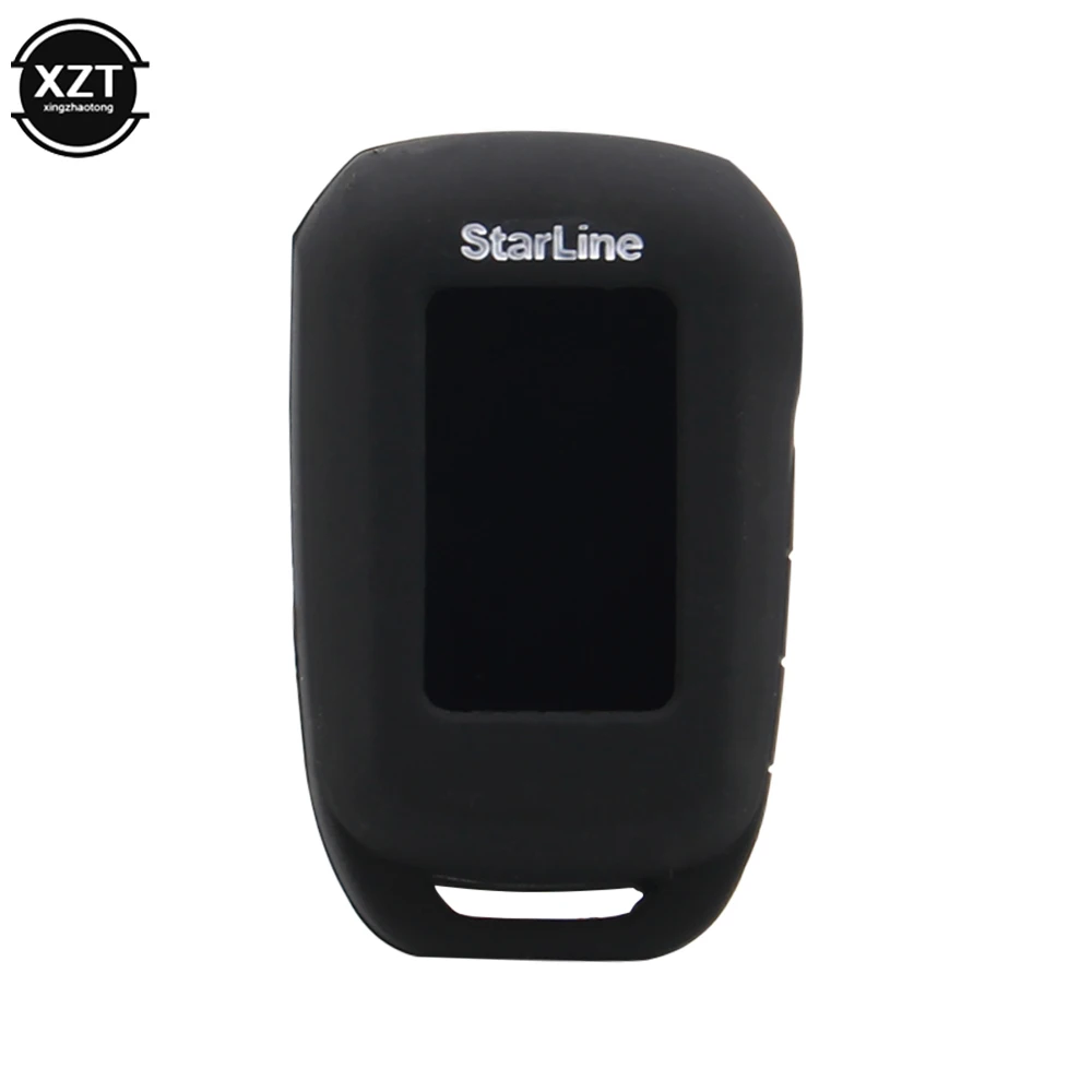 Silicone Key Case Car Remote Control Case Car Key Case for Starline A92 A94 A64 Car Alarm Lcd Remote Control Keychain Case