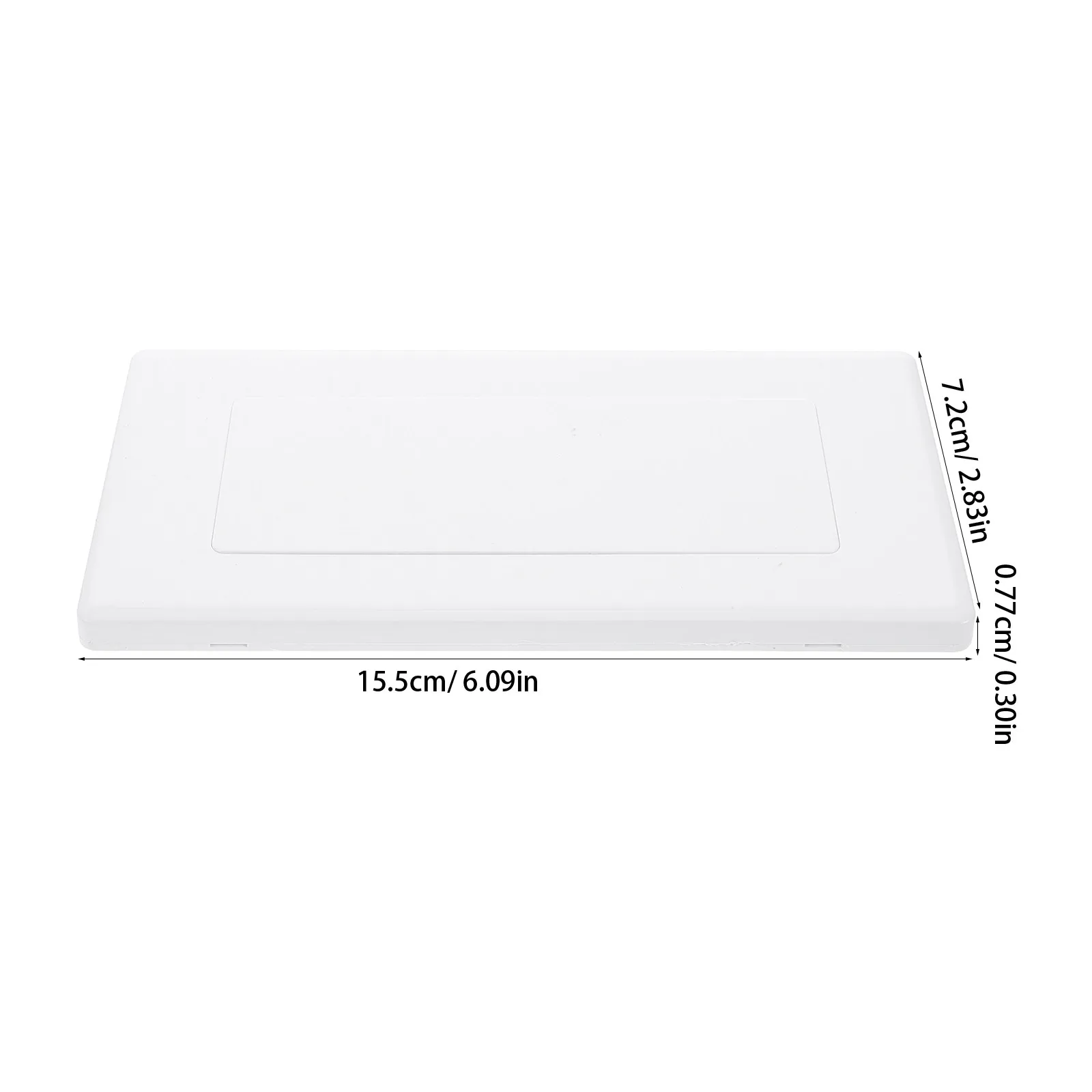 4Pcs Wall Plate Cover Blank Plastic Electrical Box Cover Plate Easy Installation Junction Box Electrical Panel Blanks