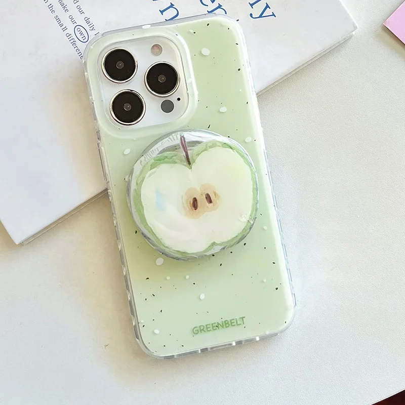 

Корейский симпатичный мультяшный магнитный держатель Apple, держатель-подставка для телефона Tok ptogrik для IPhone 15 16 для Pad Magsafe Smart Tok