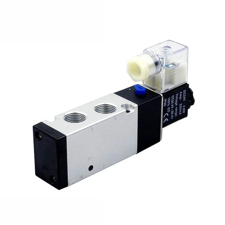 Electric Direction Control 5 2 Pneumatic Solenoid Valve Solenoid Operation