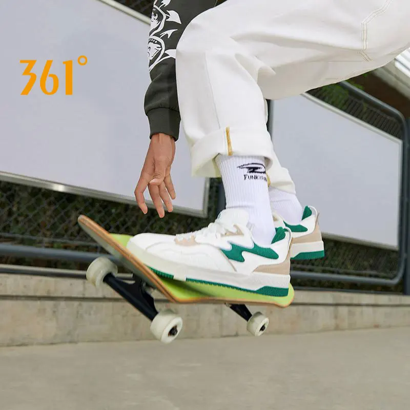 

361 Degrees Professional Sports Skateboard Shoes Men Trend All-Match Wear-Resistant Skateboard Casual Male Sneakers 672336632