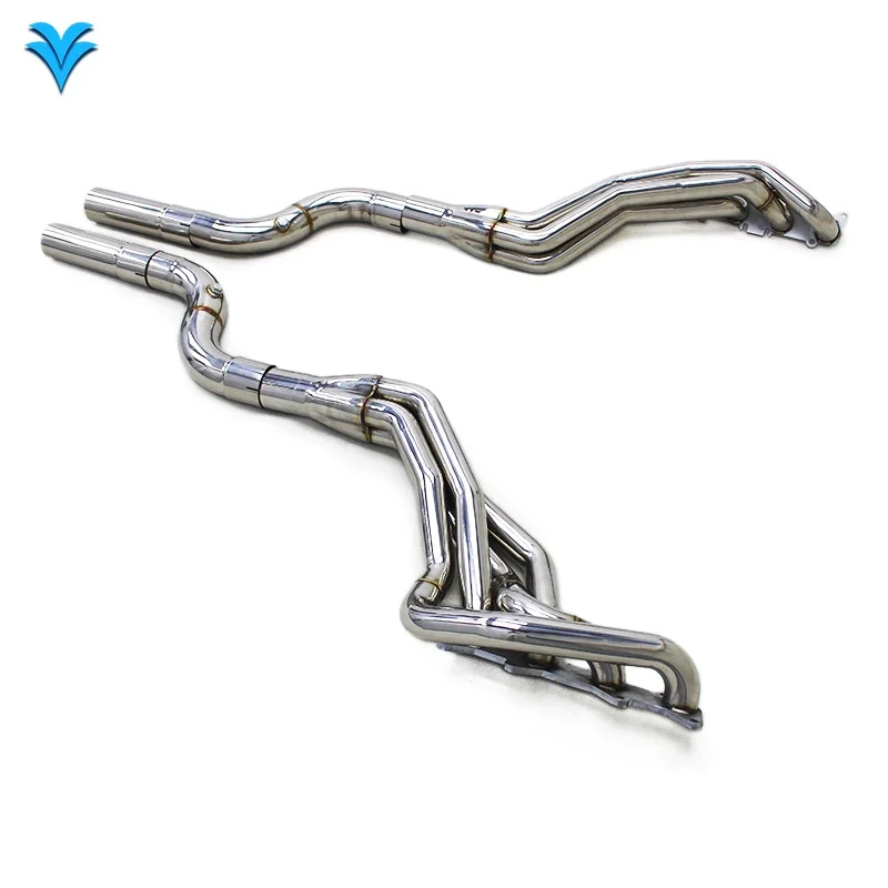 Tuning Exhaust Manifold For Ford Mustang 5.0L 2015-2024 Escape Car Exhaust System Stainless Steel Exhaust Pipe