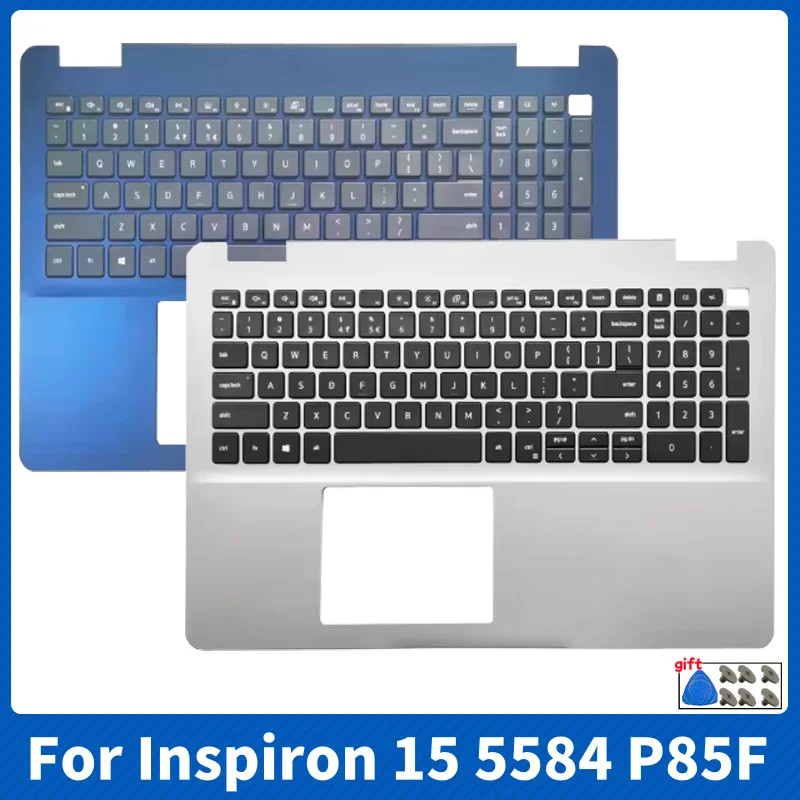

New Original for Dell Inspiron 15 5584 P85F Laptop Palmrest Cover US Keyboard English Version Upper Case Computer Accessories