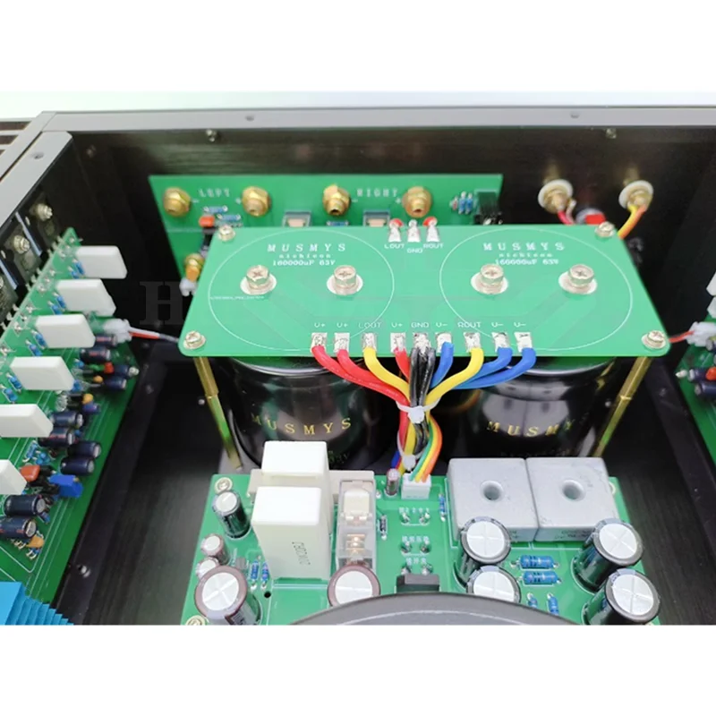 YU-05 MUSMYS Clone Study Acceleration E-406 Class AB 320W/4ohm 180W/8ohm Fully Balanced Amplify SNR 120dB HIFI Amplifier