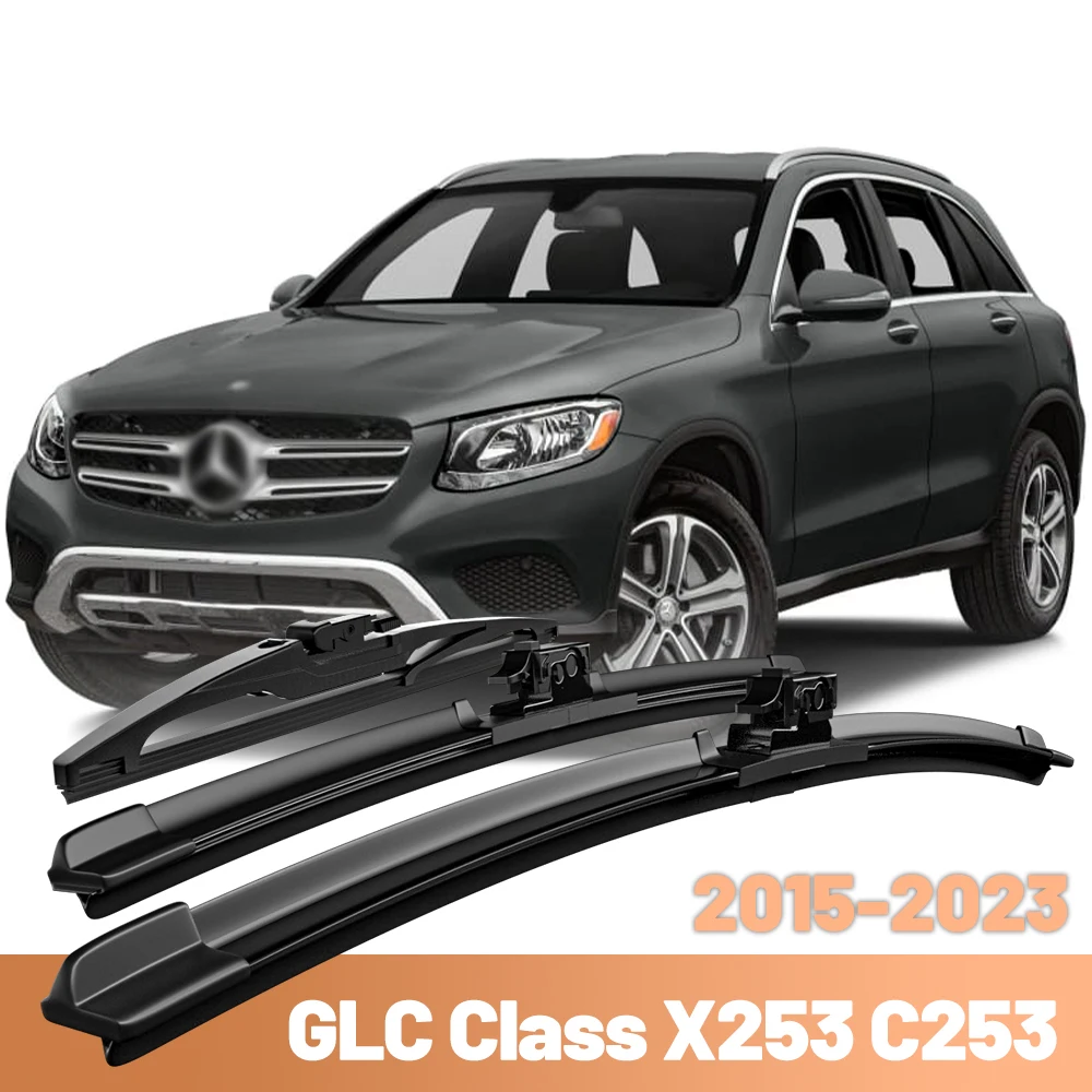 

Для Mercedes Benz GLC-Class X253 2015-2023 щетки переднего и заднего дворника 2016 лобовое стекло щетки для окон 22 "+ 22" + 12"