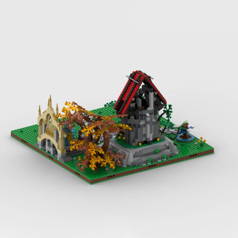 1263 PCS Middeleeuwse StudioTechnische Bakstenen Aanpassen Model Display Blok Speelgoed Voor Educatief Kinderen Montage Verrassing Verjaardagscadeau