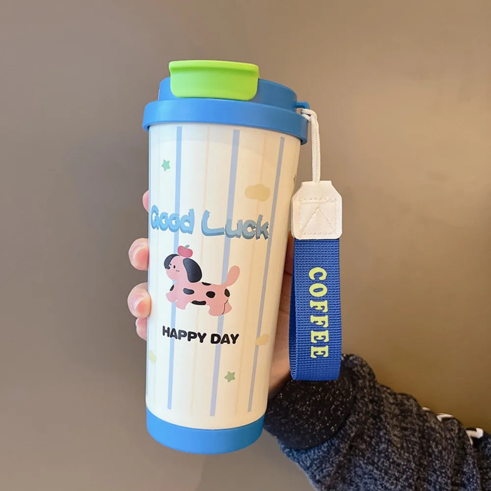 

Cute Cartoon Pattern Insulated Water Bottle Leak-Proof Thermal Insulation Coffee Cup Sports Bottle Stainless Steel Mug Hiking