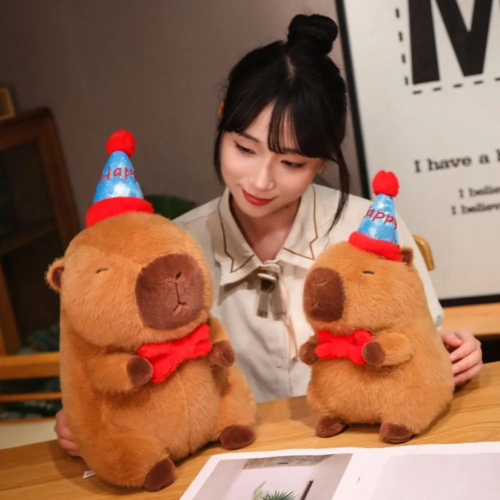 

PP Cotton Capybara Plush Toy Fluffy Collection Capibara Anime Fluffty Toy Simulation Cartoon Capybara Plush Doll Christmas Toy