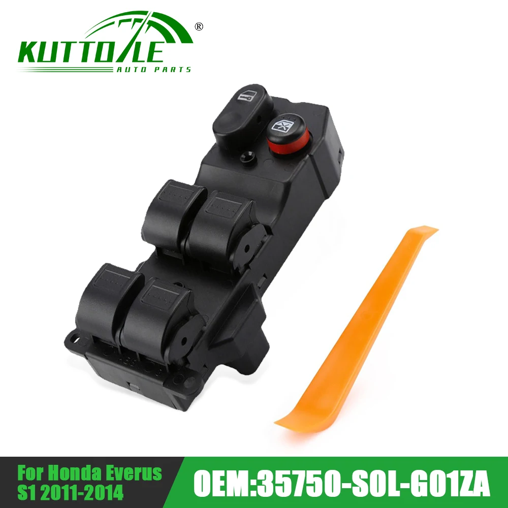 

35750-S0L-G01ZA Car Electric Master Power Window Lifter Control Switch Button For Honda Everus S1 G11 G12 2011 2012 2013 2014