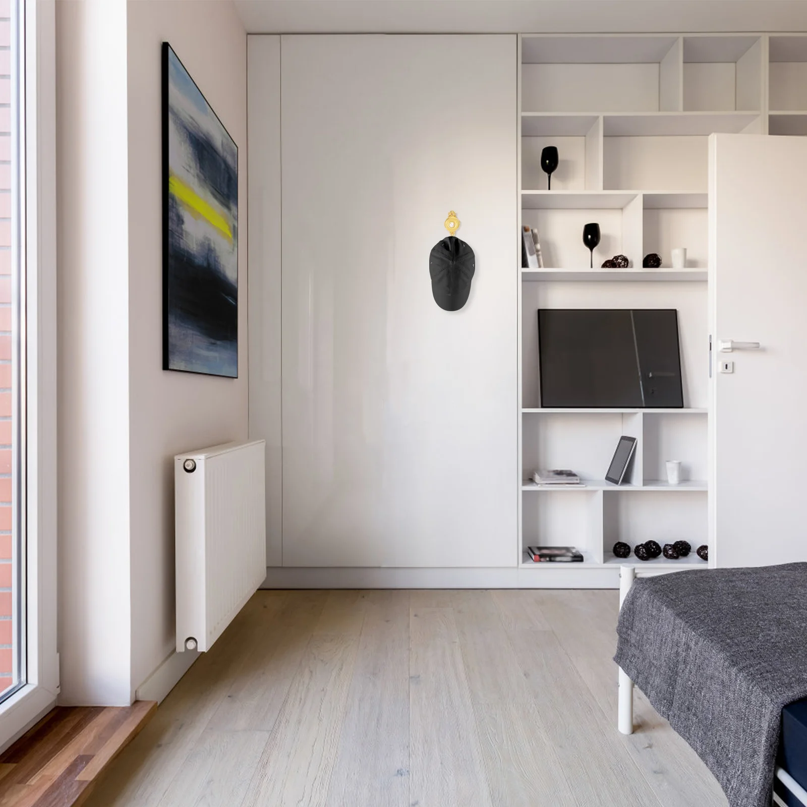 

Curtain Hooks Metal Pearl Decorated Tassel Design Wall Mounted For Window Drapes Holdback Home Decoration Golden