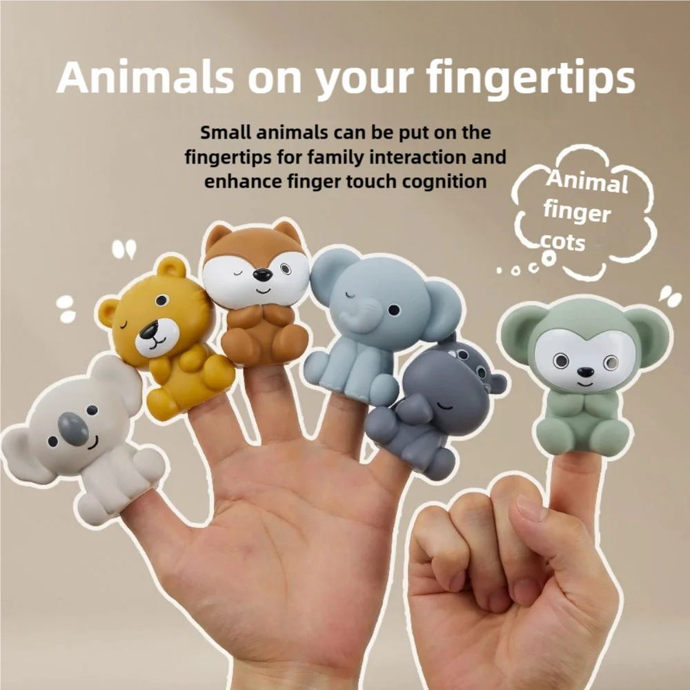 어린이 욕실 쌓을 수있는 부동 보트 장난감 유아 및 유아 목욕 및 물놀이 스태킹 보트 동물 손가락 세트 장난감