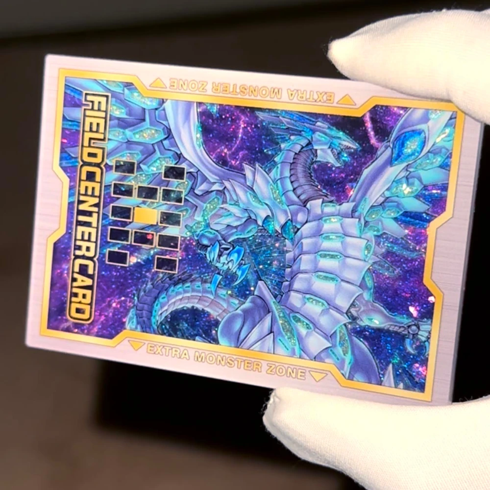 59X86Mm Diy Self Made Yu-Gi-Oh! Blue Eyes Chaos Max Dragon Flowing Sand Card Laundry Dragonmaid Flowing Sand Card Gift Toy