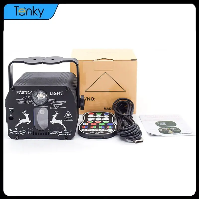 Projector Aluminum Portable Remote Sound Control Shiny Bright Intelligent Products Mini Rgb Disco Light Laser Lights Ir Remote