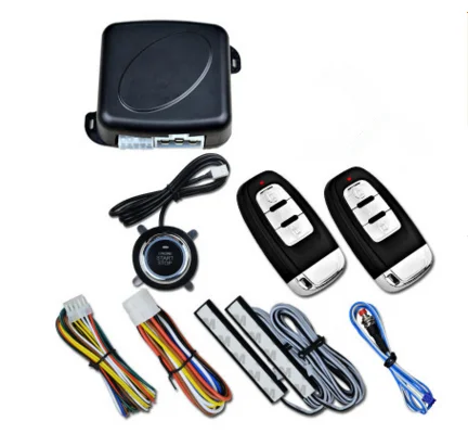 

PKE Remote Engine Start System Keyless Entry Push to Start Engine Start Button Car Alarm System