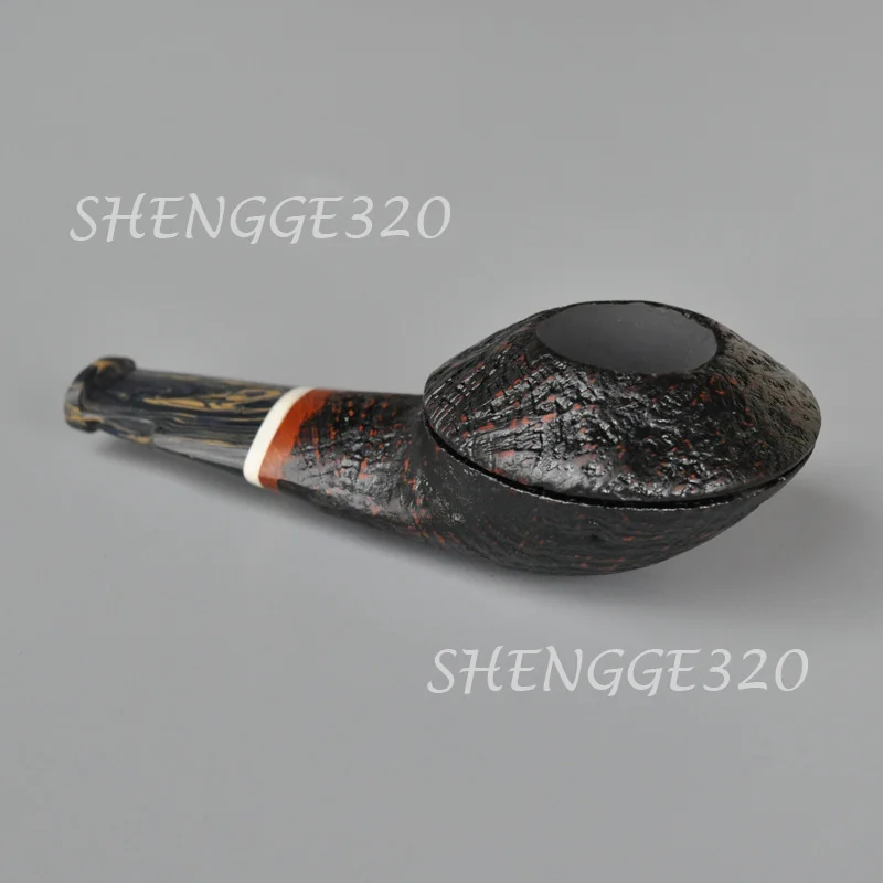 أنبوب تبغ خشبي مصنوع يدويًا من جذور برير بولدوج قصير لتدفئة الأنف من كمبرلاند جذع قصير #1