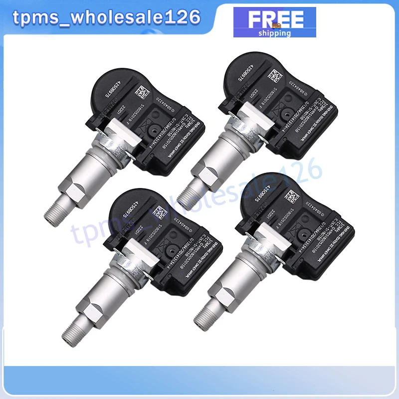 4PCS Tire Pressure Monitoring System Sensor 4250B975 For 2013 2014 2015 2016 2017 Mitsubishi Mirage Lancer Outlander 315MHZ TPMS