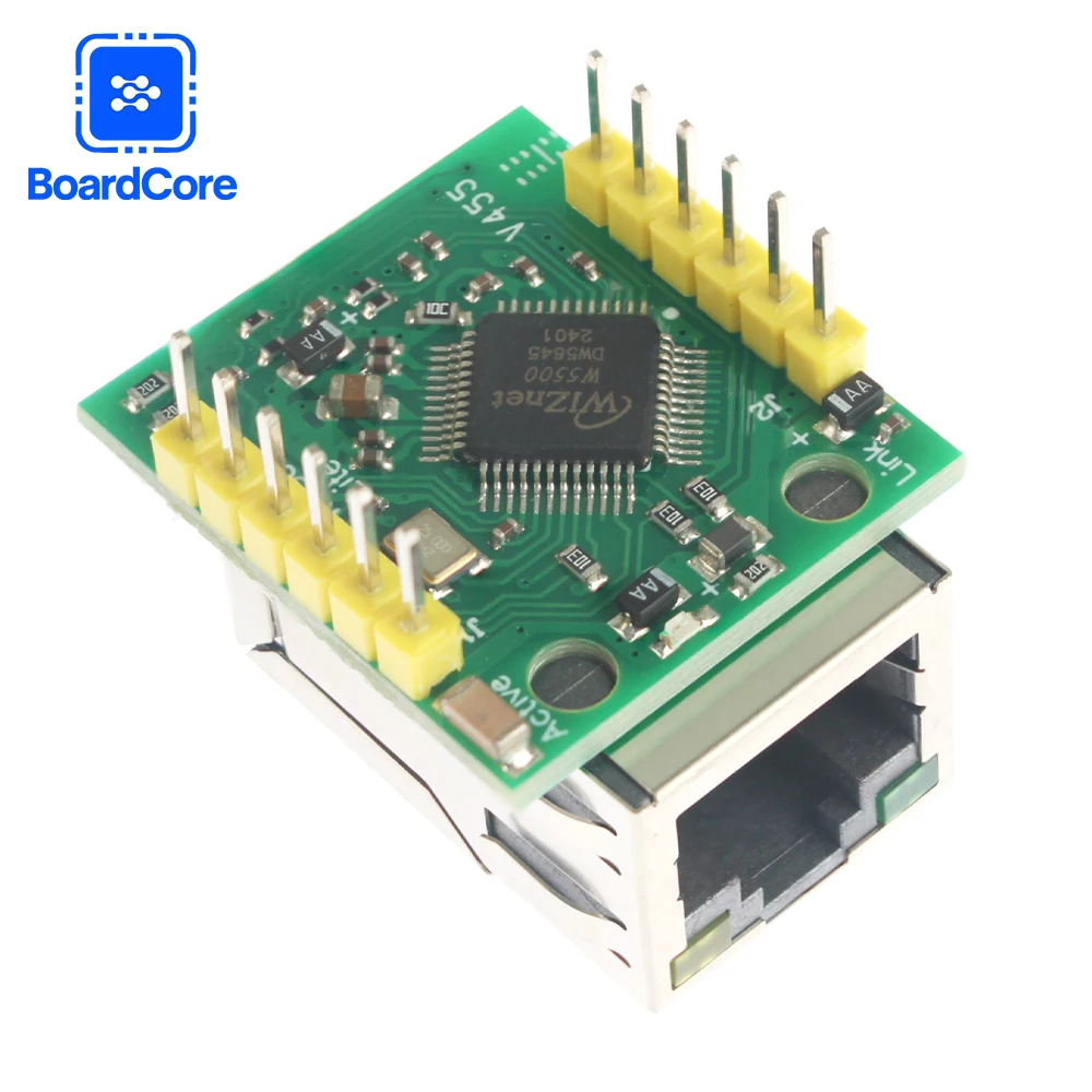USR-ES1 W5500 Chip SPI to LAN/ Ethernet Converter TCP/IP Module Compatible with WIZ820IO