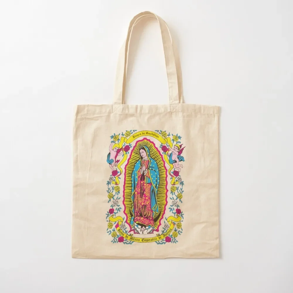 Virgin of Guadalupe engraving Tote Bag Women's beach bags tote bag Shopper bag