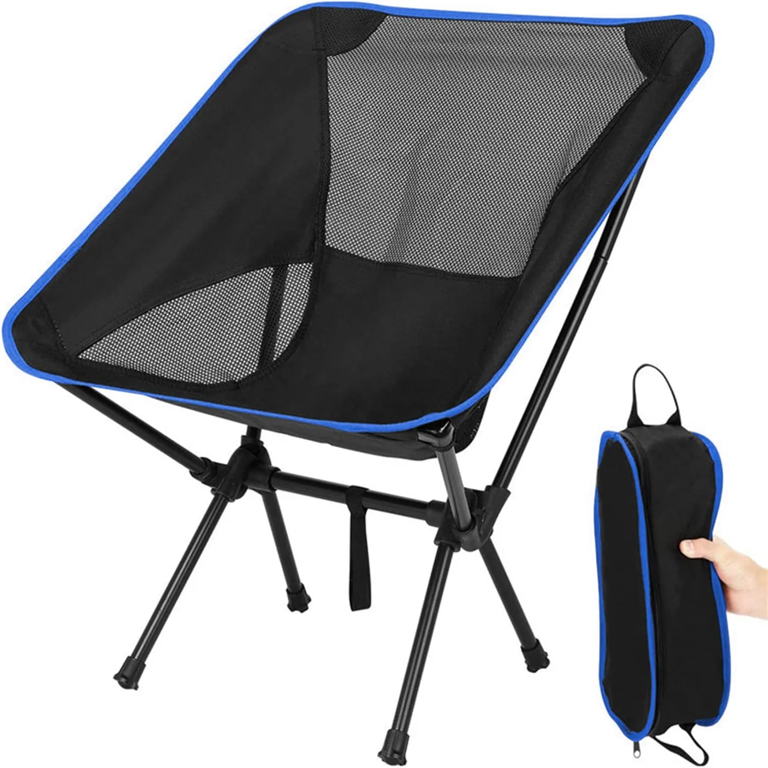 Outdoor Chair Portable Folding Camping Chair with Storage Bag for Outdoor Activities Hiking Camping Picnic Camping Chair