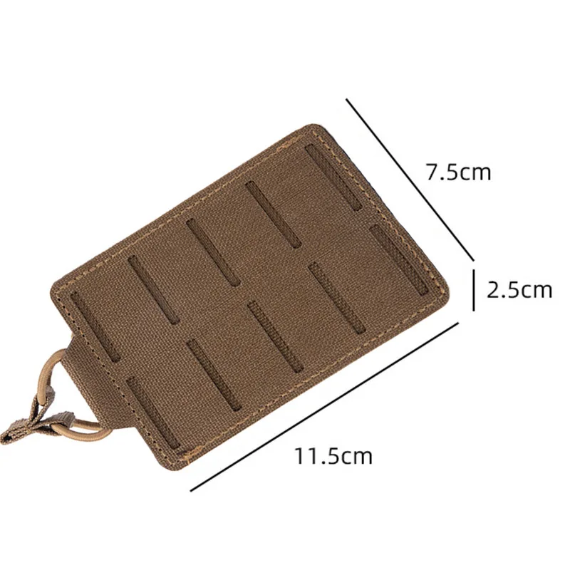 Tactical Molle M4 Magazine Pouch Single Mag Holder Universal Laser Cut Flashlight Pouch Knife Pocket Hunting Gear