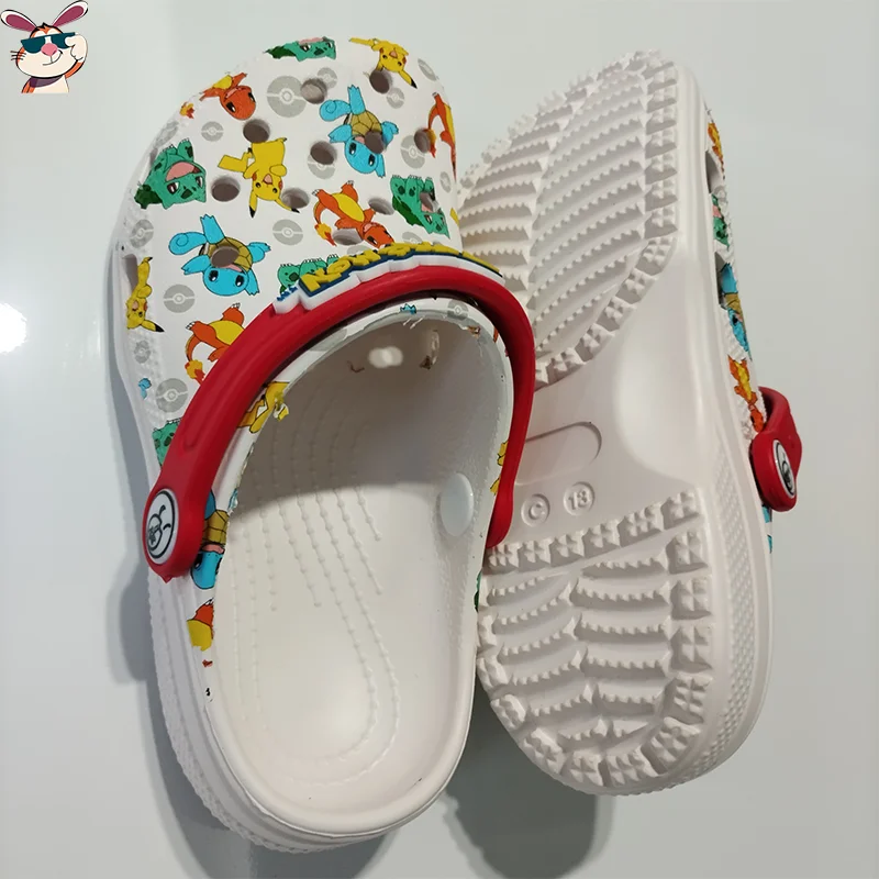 MINISO بوكيمون هول الصنادل بيكاتشو السنجاب تشارماندر النعال الصنادل Kawaii أنيمي المنزل أحذية الشاطئ شبشب صيفي الاطفال