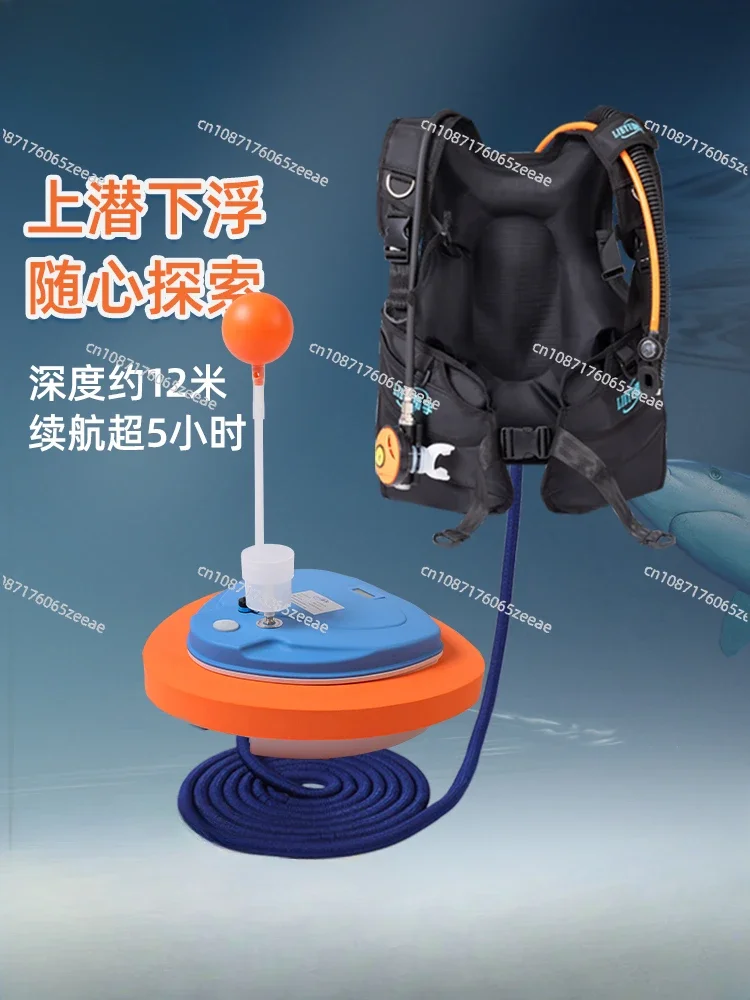 Diving breathing apparatus scuba equipment professional deep snorkeling underwater oxygen supply cylinder artificial fish gills