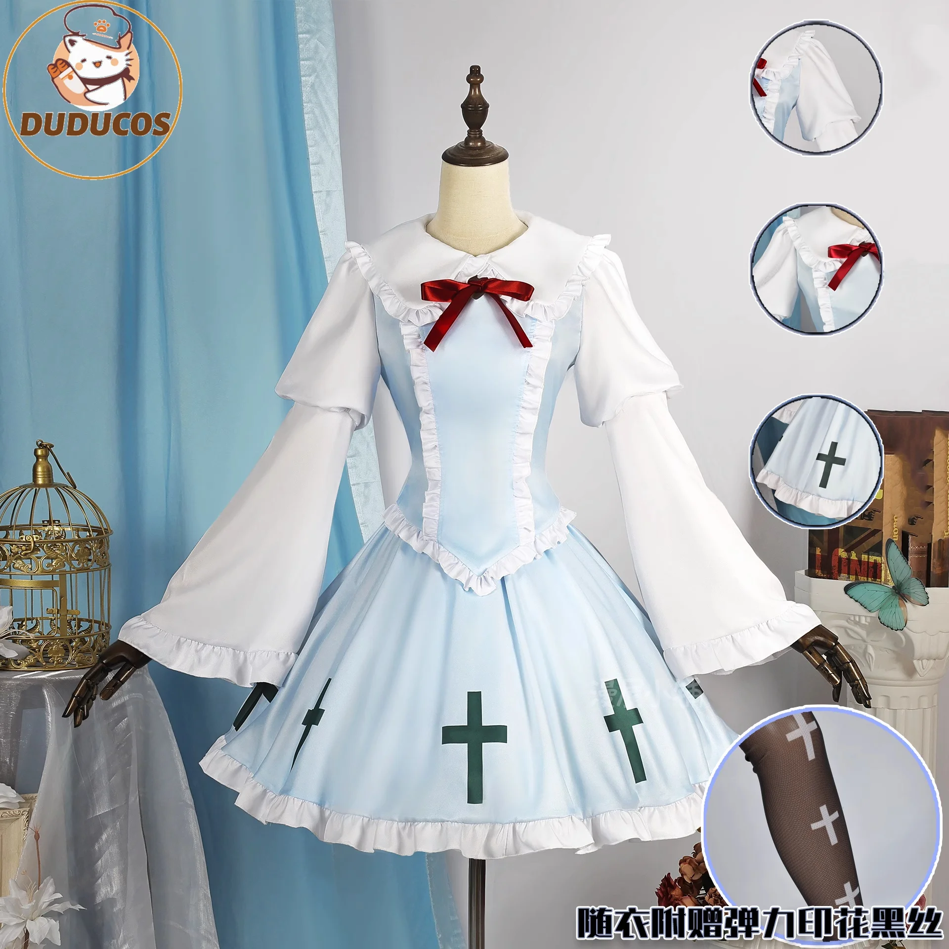 anime-shugo-chara-tsukiyomi-utau-cosplay-costumes-wig-lovely-blue-dress-uniforms-full-set-party-dress-carnival-sexy-woman-suits