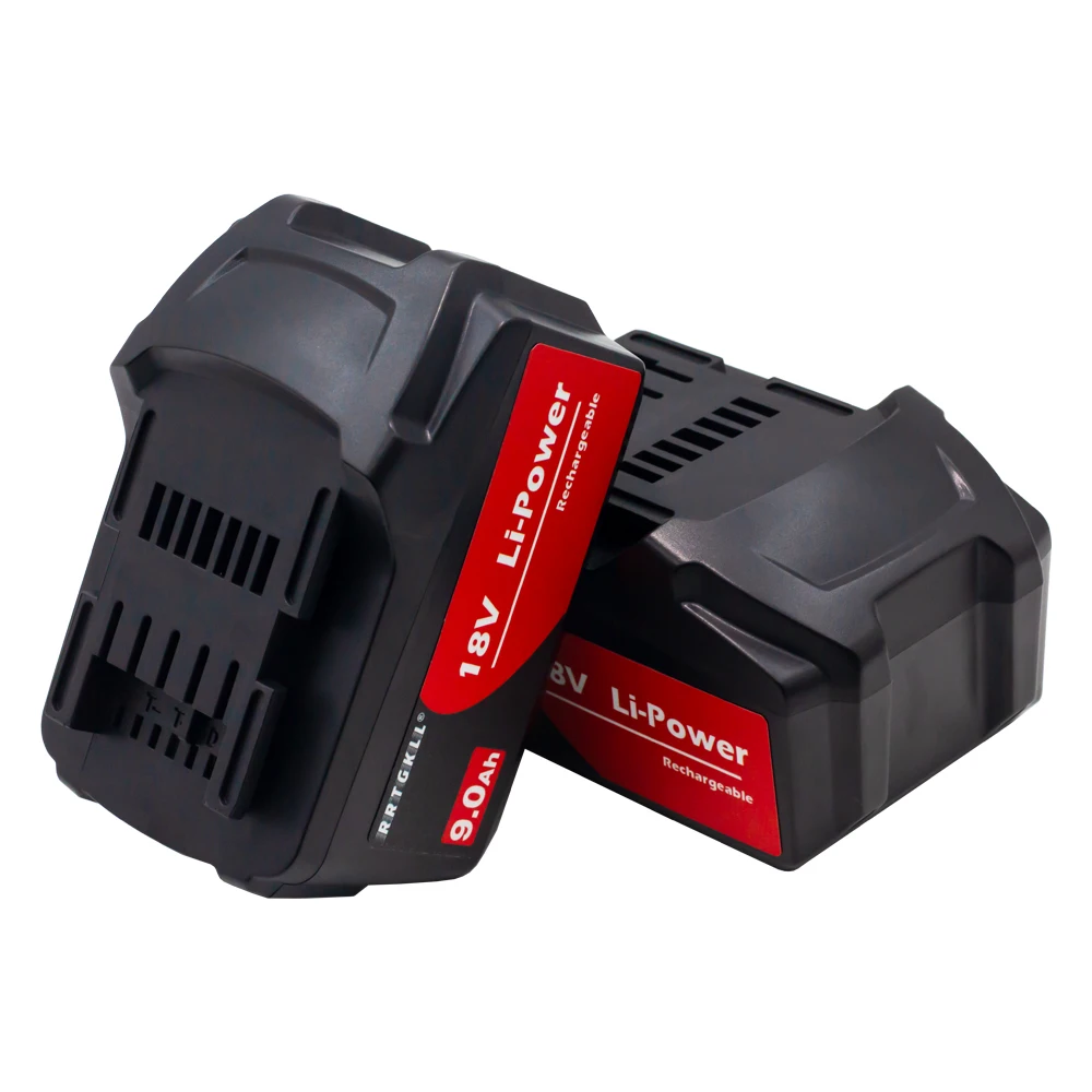 18V Battery for Metabo Power Tools Drill Driver Wrench Hammer Grinder Li-ion 18V 9000mAh Battery Asc55 Asc30 Li-power Compact