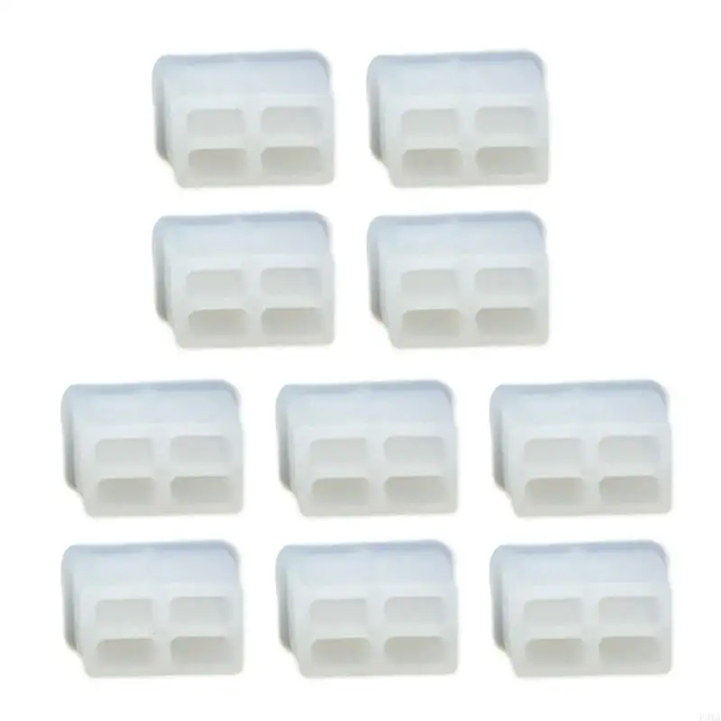 F3MA 10pcs واجهات الألياف أغطية الغبار ختم الغبار ل SFP سدادات غبار المنفذ البصري