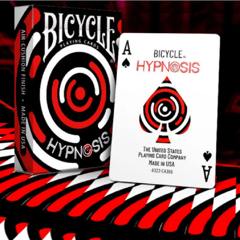 Bicycle Hypnosis v3 Playing Cards Deck Poker Size Card Games Magic Tricks Props