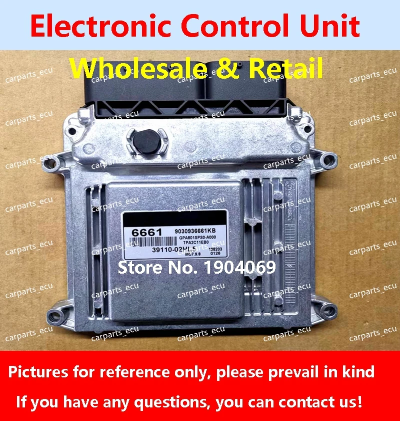 

39110-02HL5 6661 для Hyundai Elantra Cerato Accent Fcrte 39111-26BC7 S32picanto Компьютерная плата двигателя автомобиля/ECU/MG7.9.8