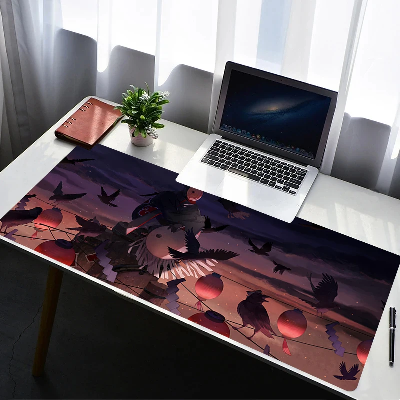

Mouse Pad Laptop Rubber Extended Desktop Mat Computer Gamer HD Mousepad PC Gaming Accessories Naruto Obito Uchiha Keyboard Pad