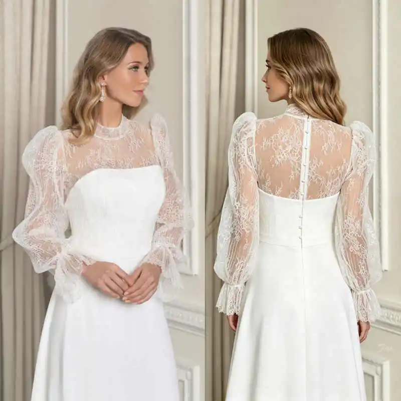 elegant-bridal-jacket-women-lace-appliques-edge-elbow-length-veil-wedding-formal-occasion-dresses-robes-de-soiree-customized