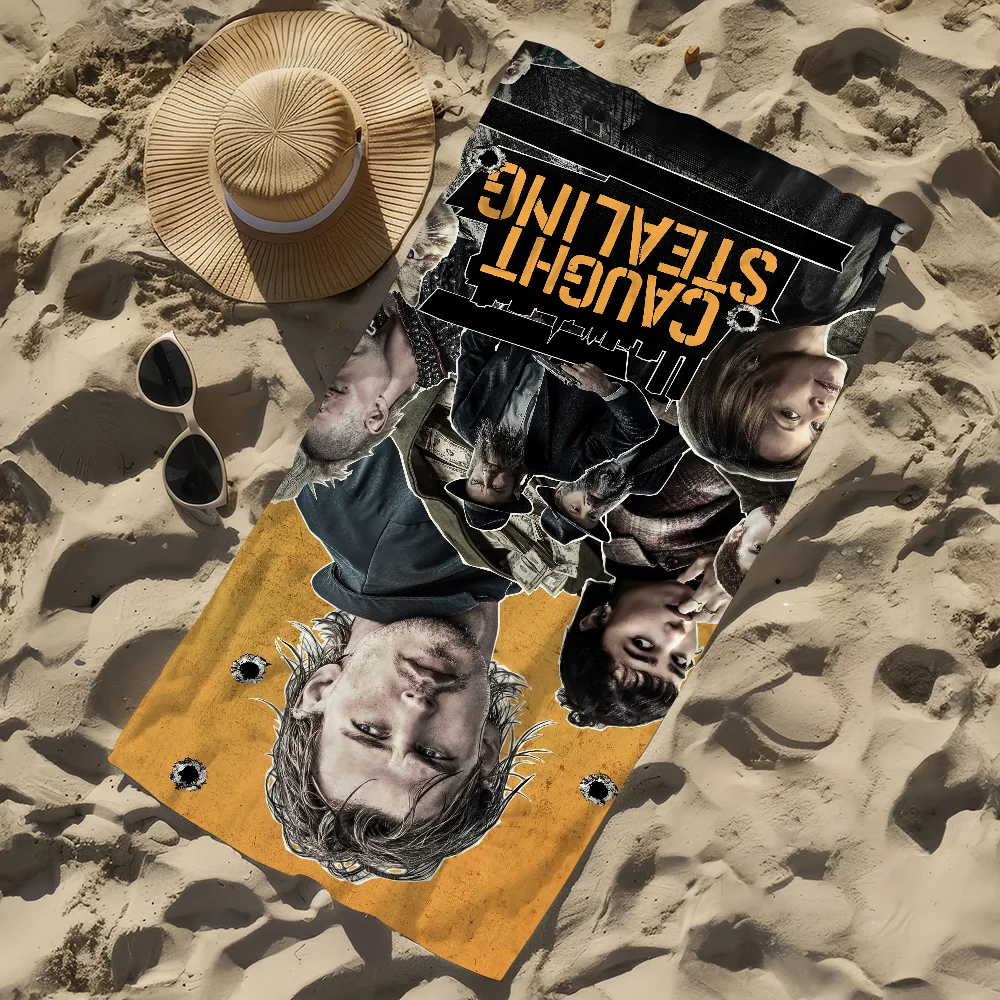 C-C cau-ght-t show S-stea-ling منشفة الشاطئ سريعة الجفاف لينة مناشف حمام السباحة هدية للسفر الصالة الرياضية دش التخييم الرياضة