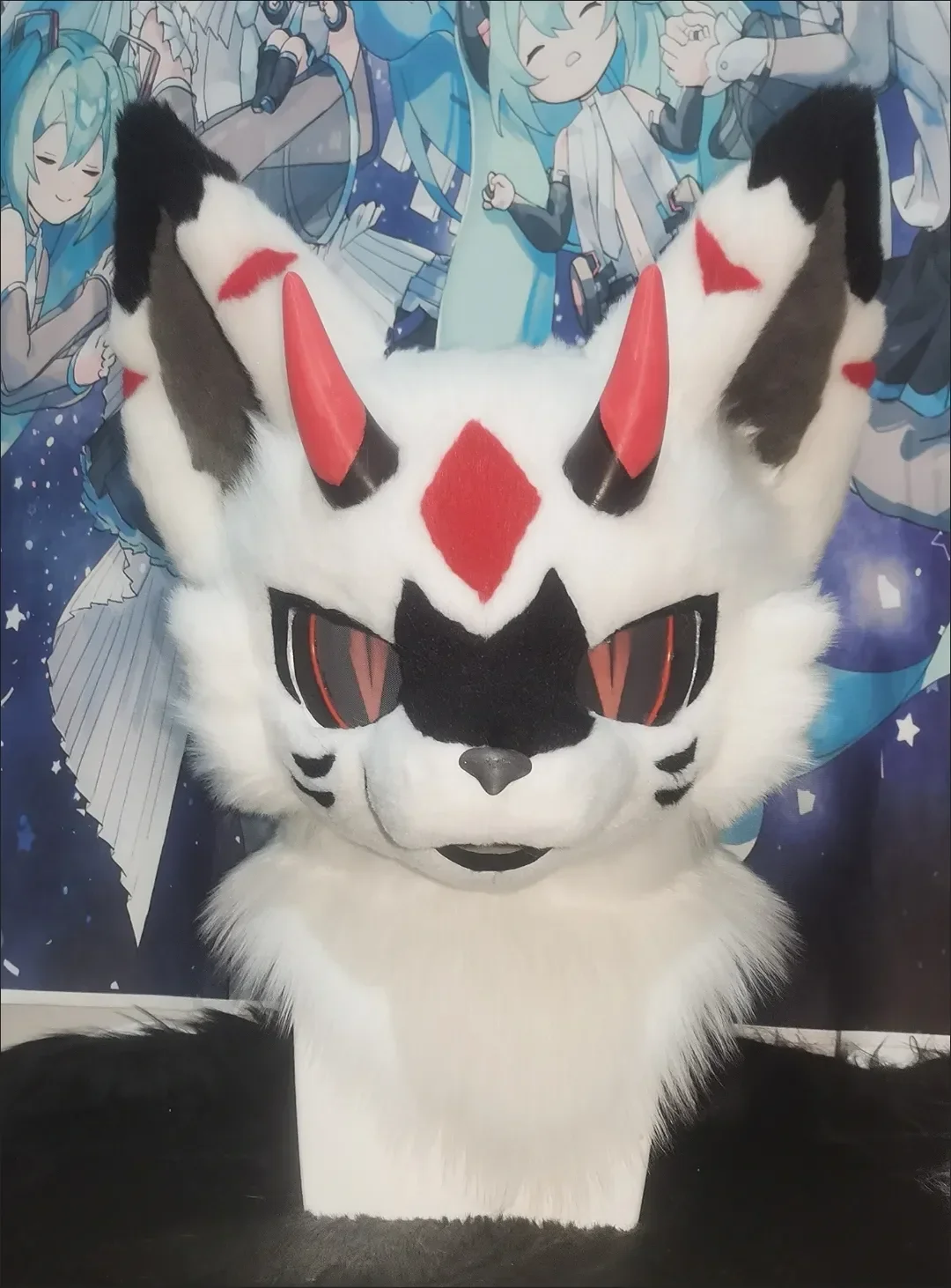 Kemono Short Snout Base Mask Fursuit Kig Serie Beast Suit Skull Furuit Costume PLA Printed Skull DIY Accessories Cosplay Prop 5
